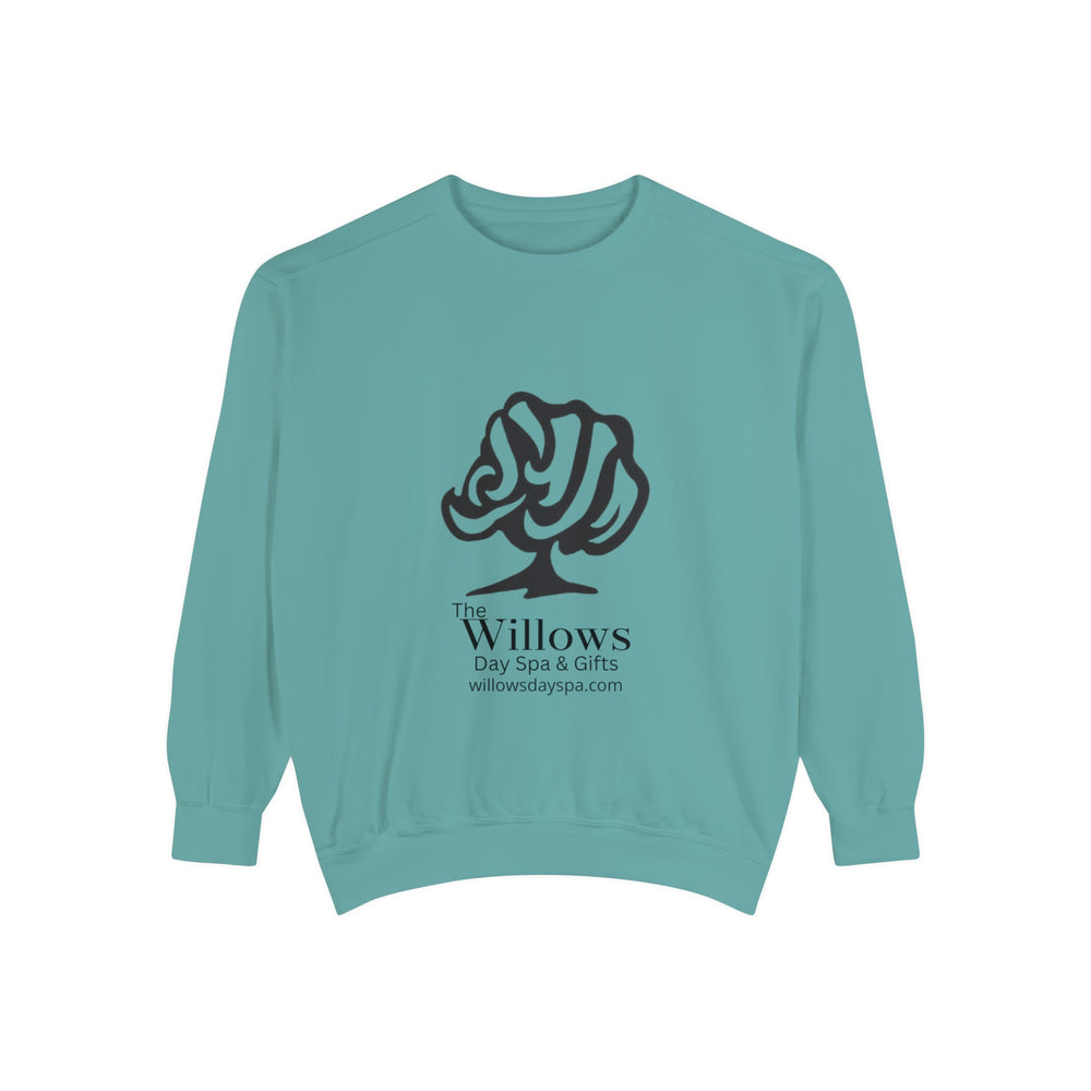 Willows comfort colors sweatshirt - black logo