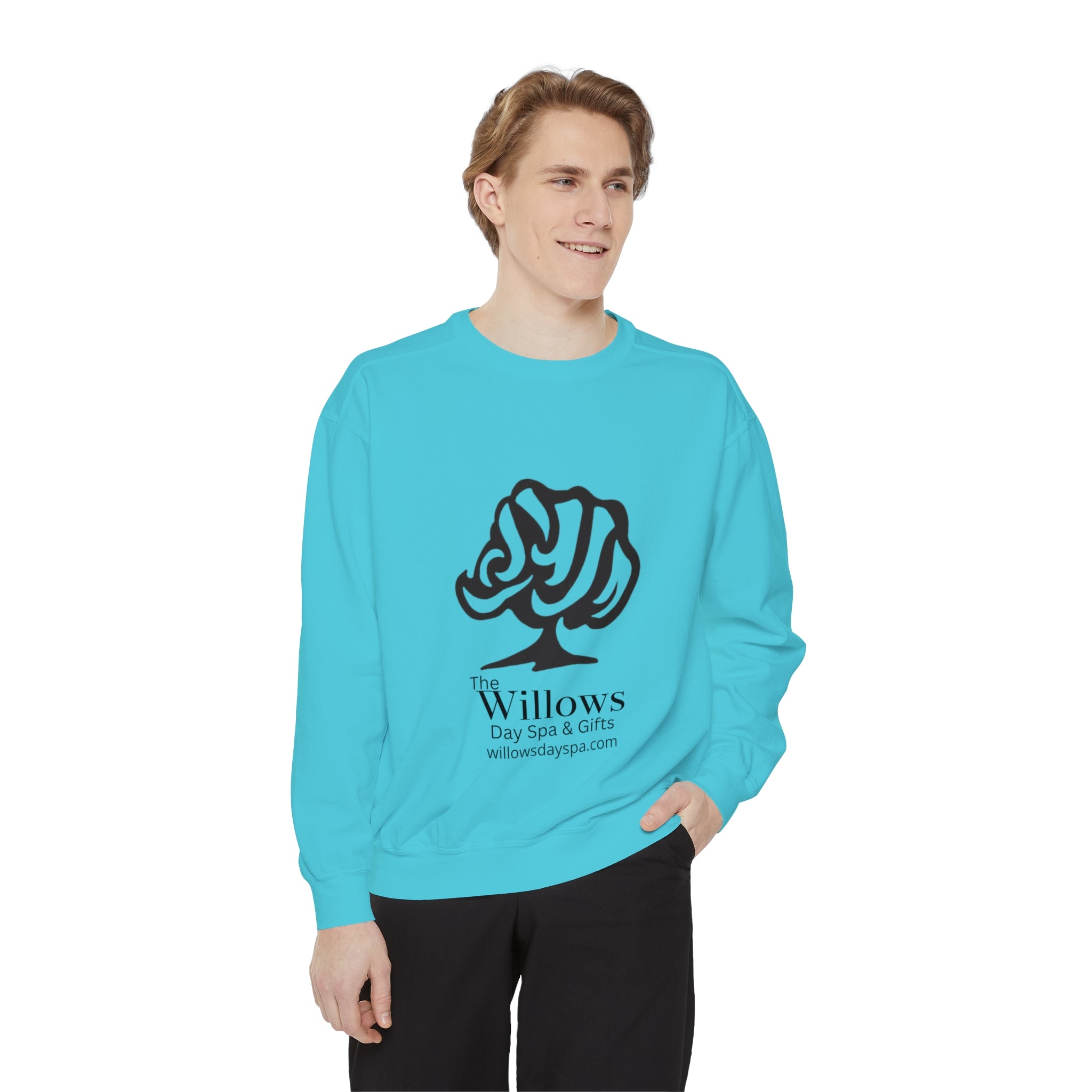 Willows comfort colors sweatshirt - black logo