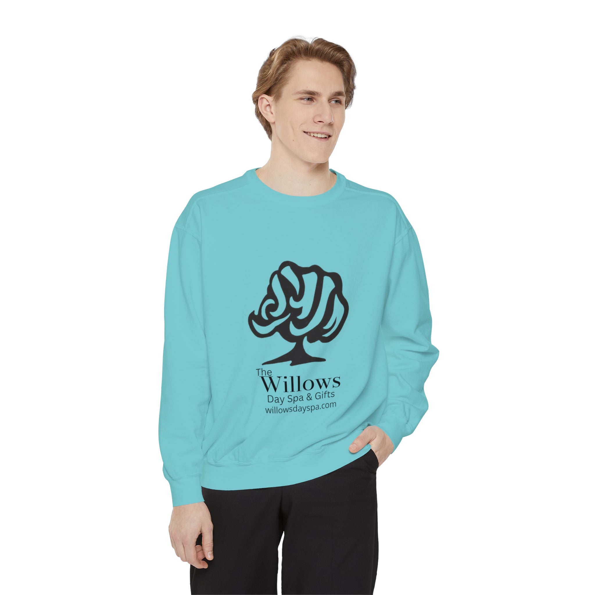Willows comfort colors sweatshirt - black logo