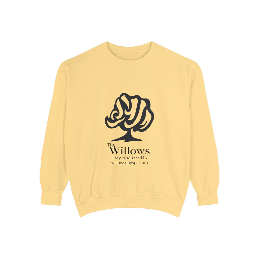 Willows comfort colors sweatshirt - black logo