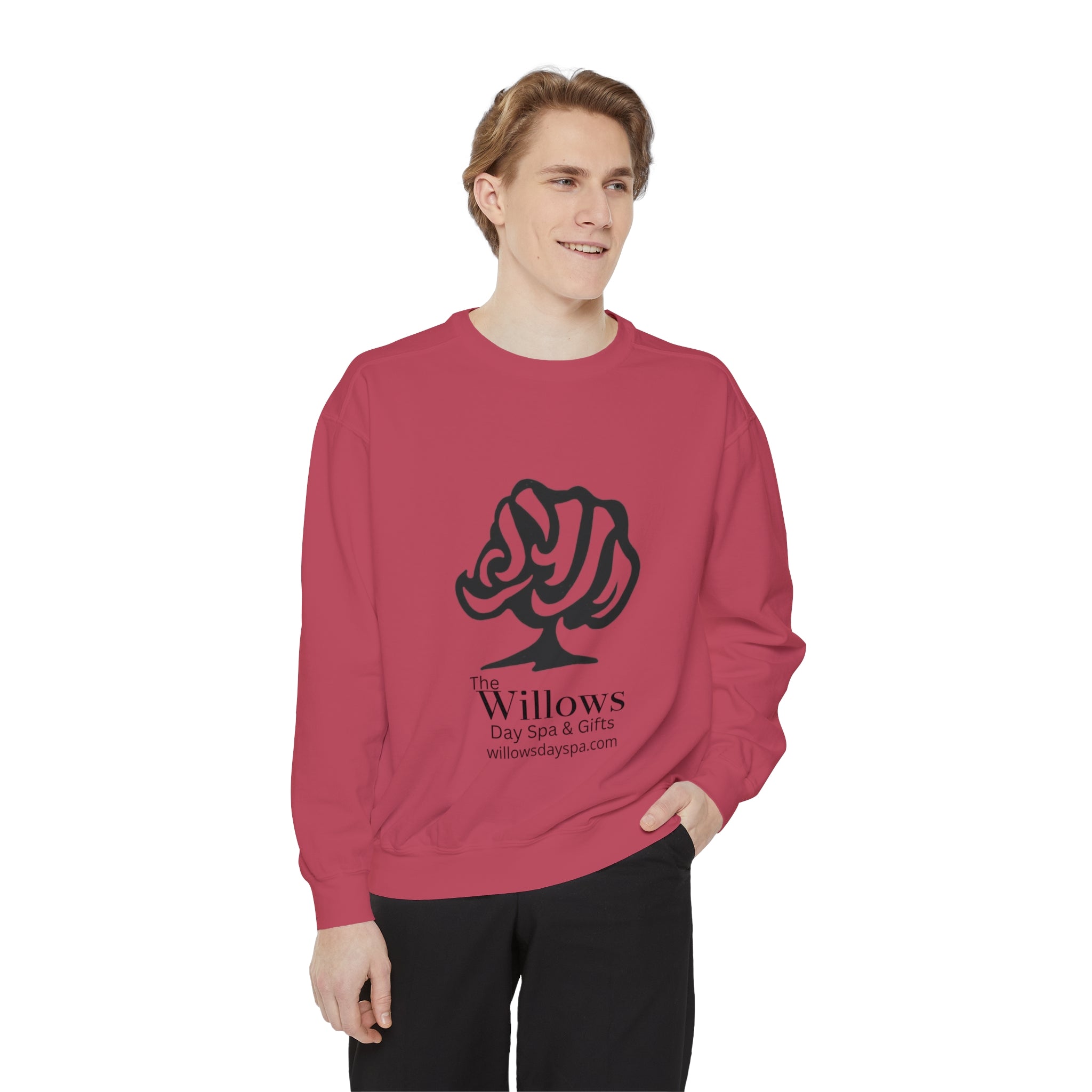 Willows comfort colors sweatshirt - black logo
