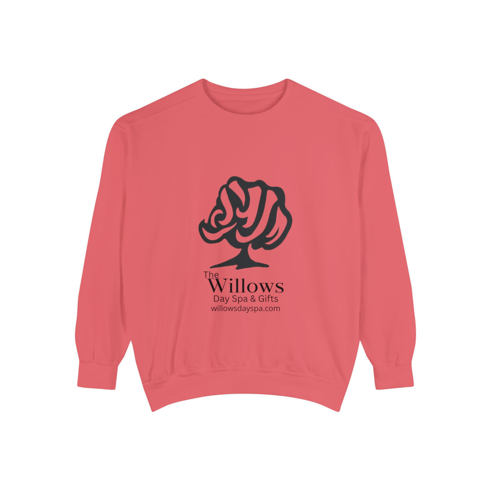 Willows comfort colors sweatshirt - black logo