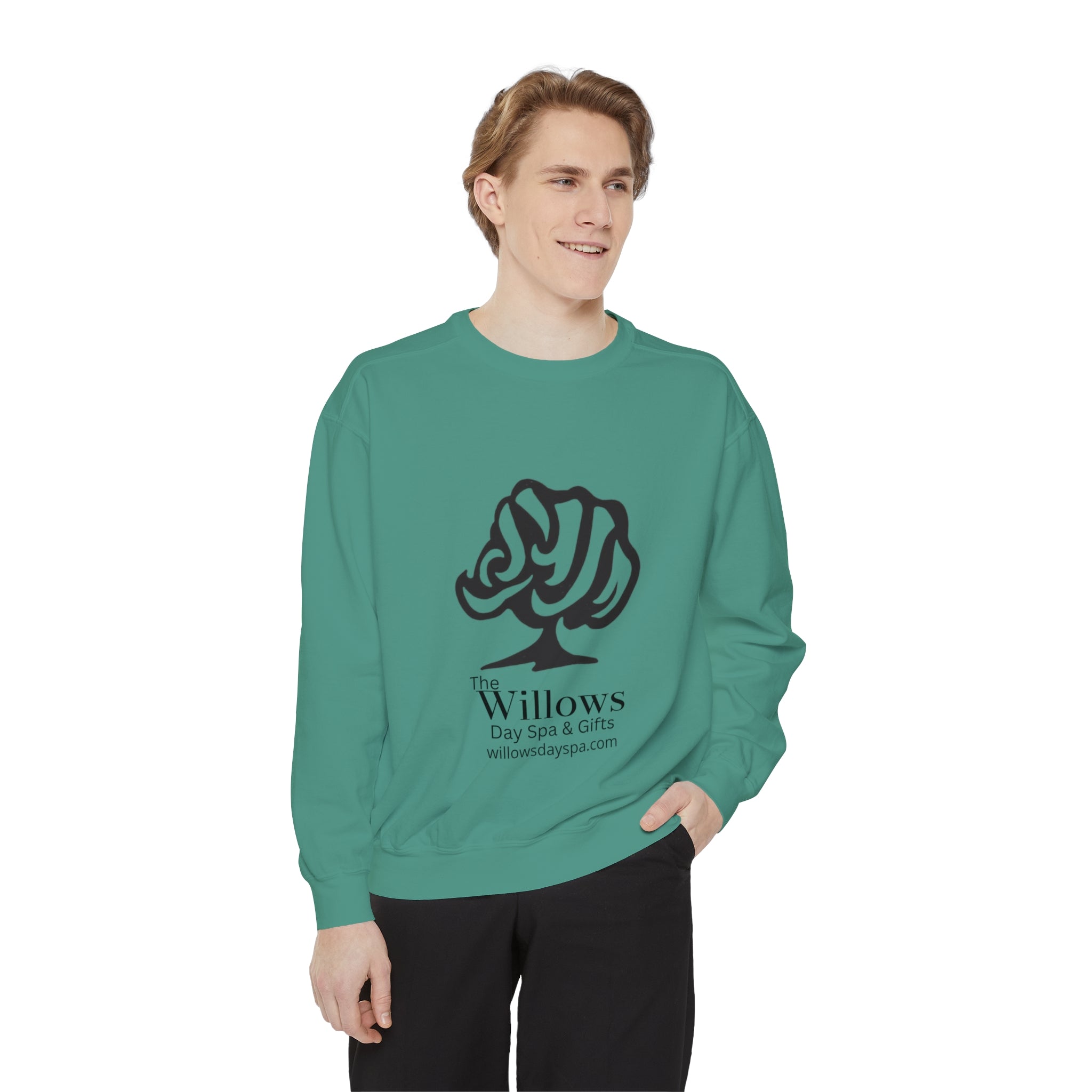 Willows comfort colors sweatshirt - black logo