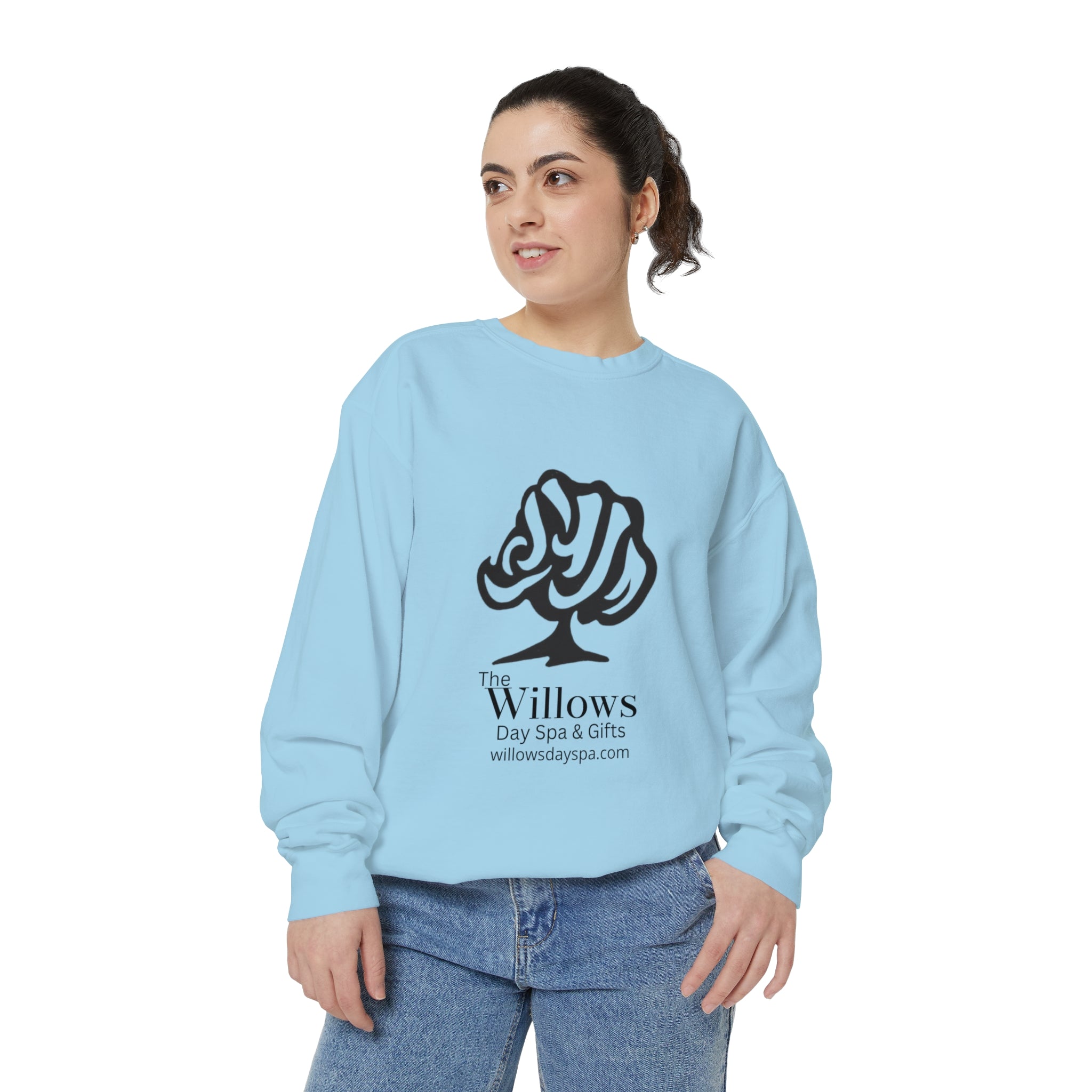 Willows comfort colors sweatshirt - black logo