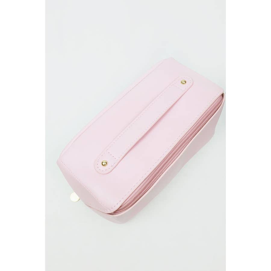 Faux Leather Cosmetic Travel Bag