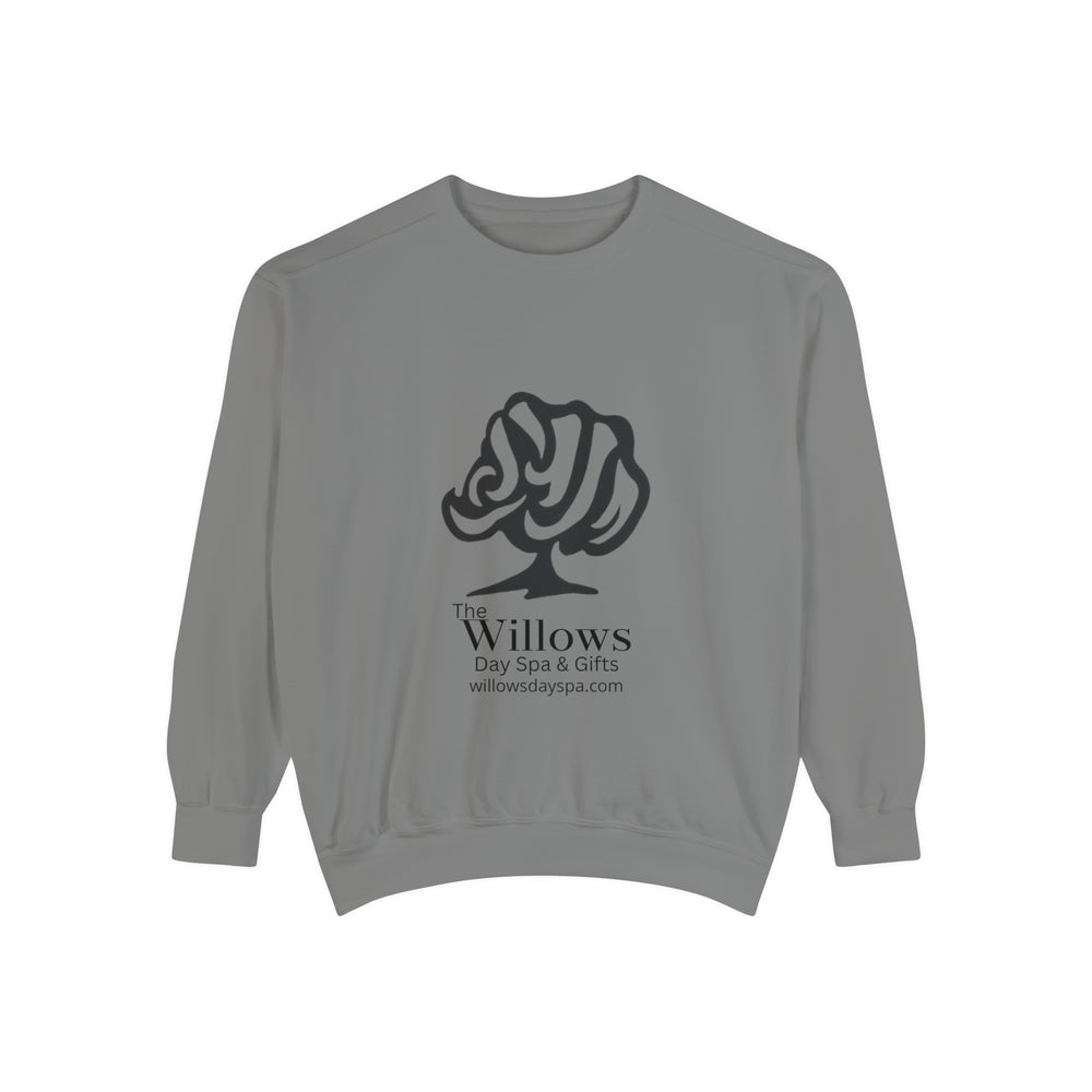 Willows comfort colors sweatshirt - black logo