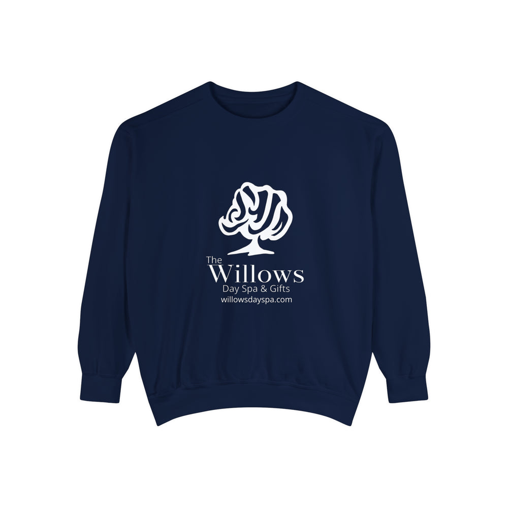 Willows Comfort Color Sweatshirt - white logo