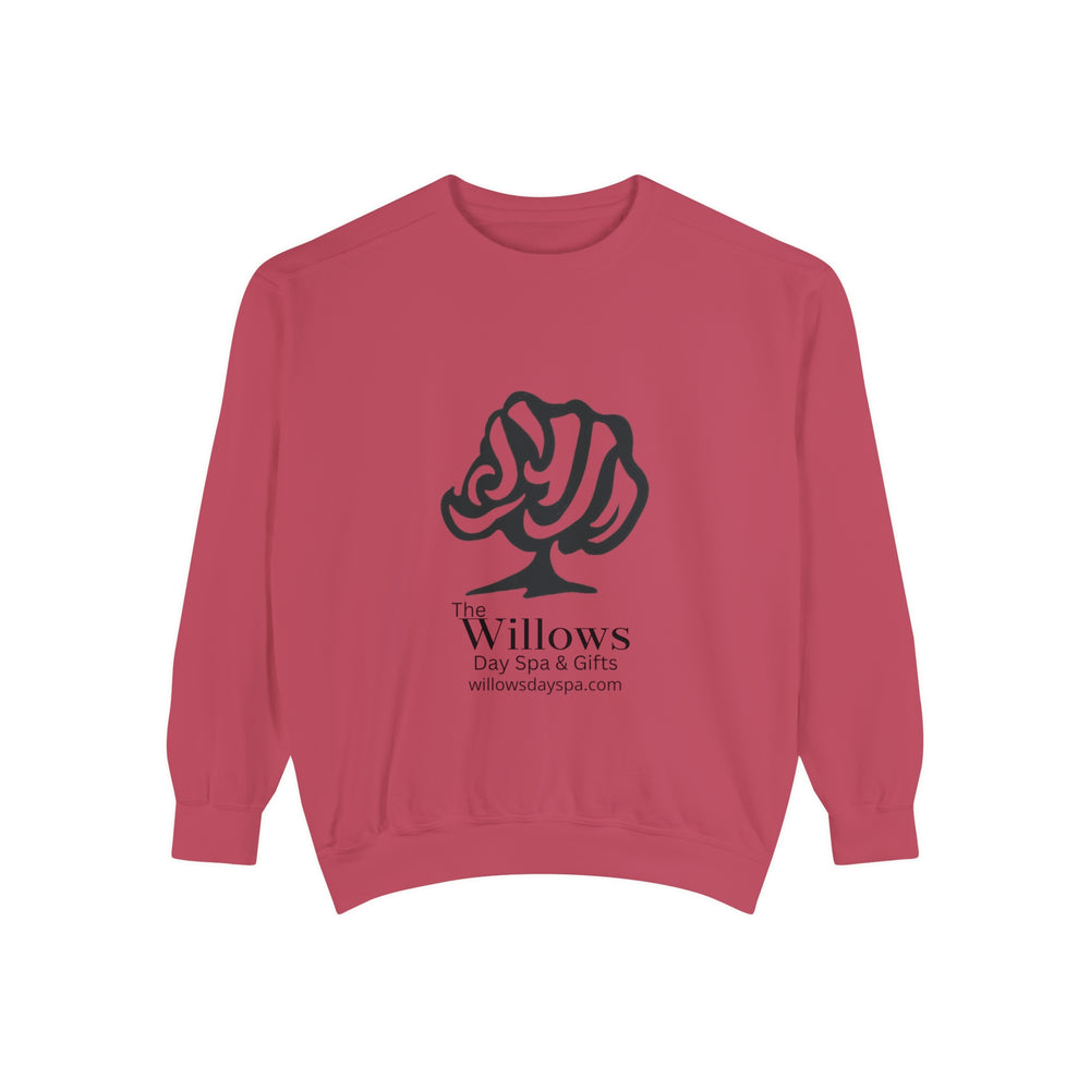Willows comfort colors sweatshirt - black logo