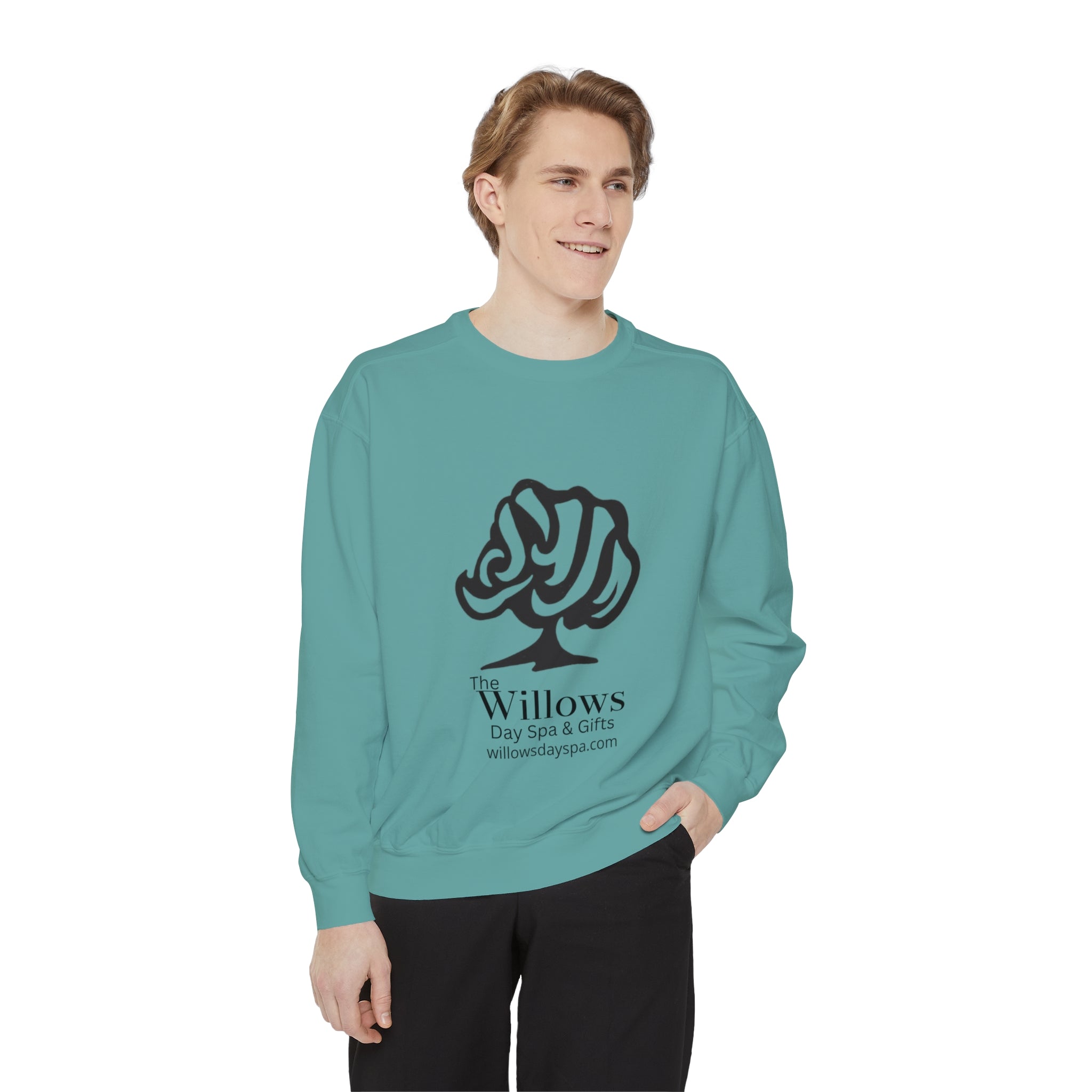 Willows comfort colors sweatshirt - black logo