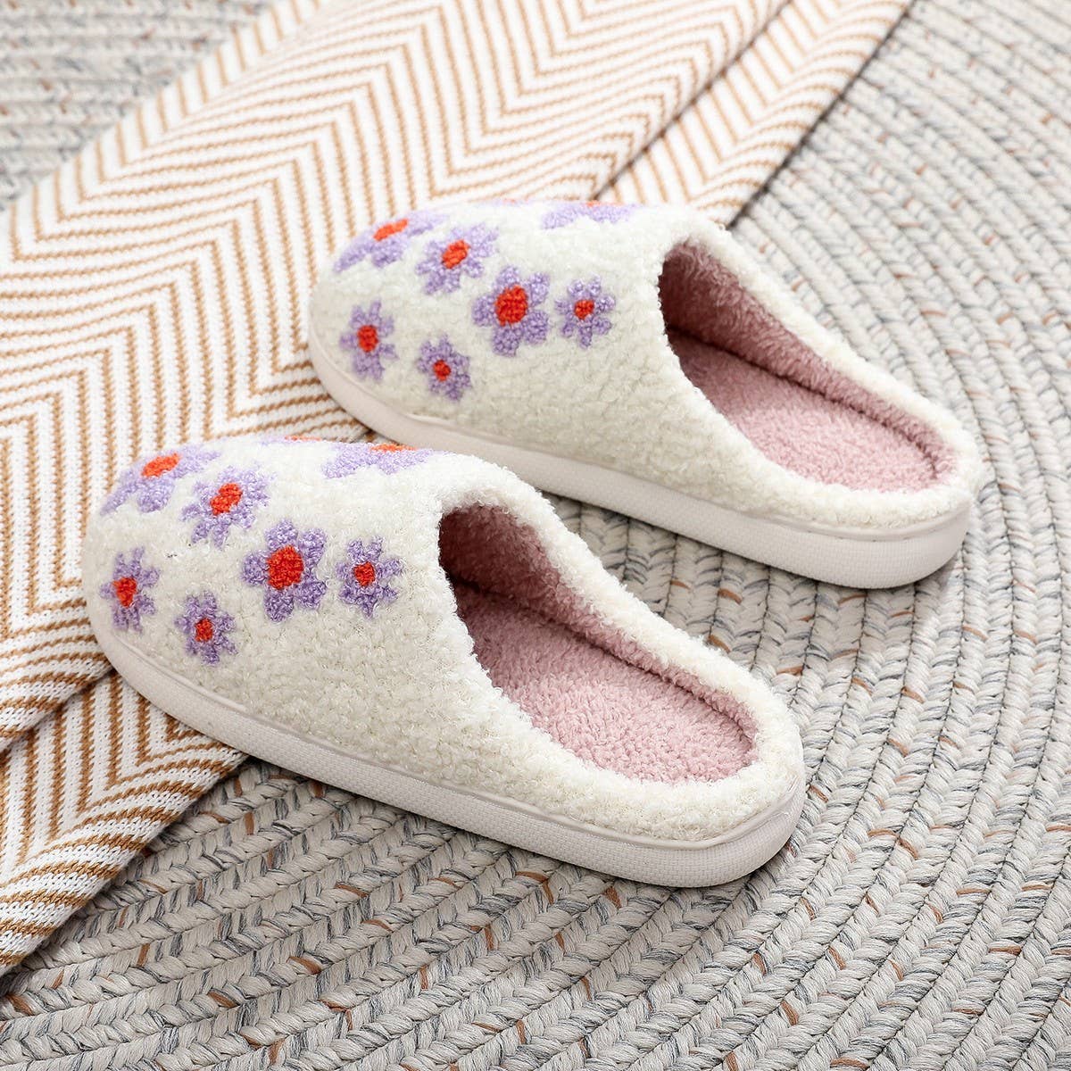 PURPLE LILAC SLIPPERS
