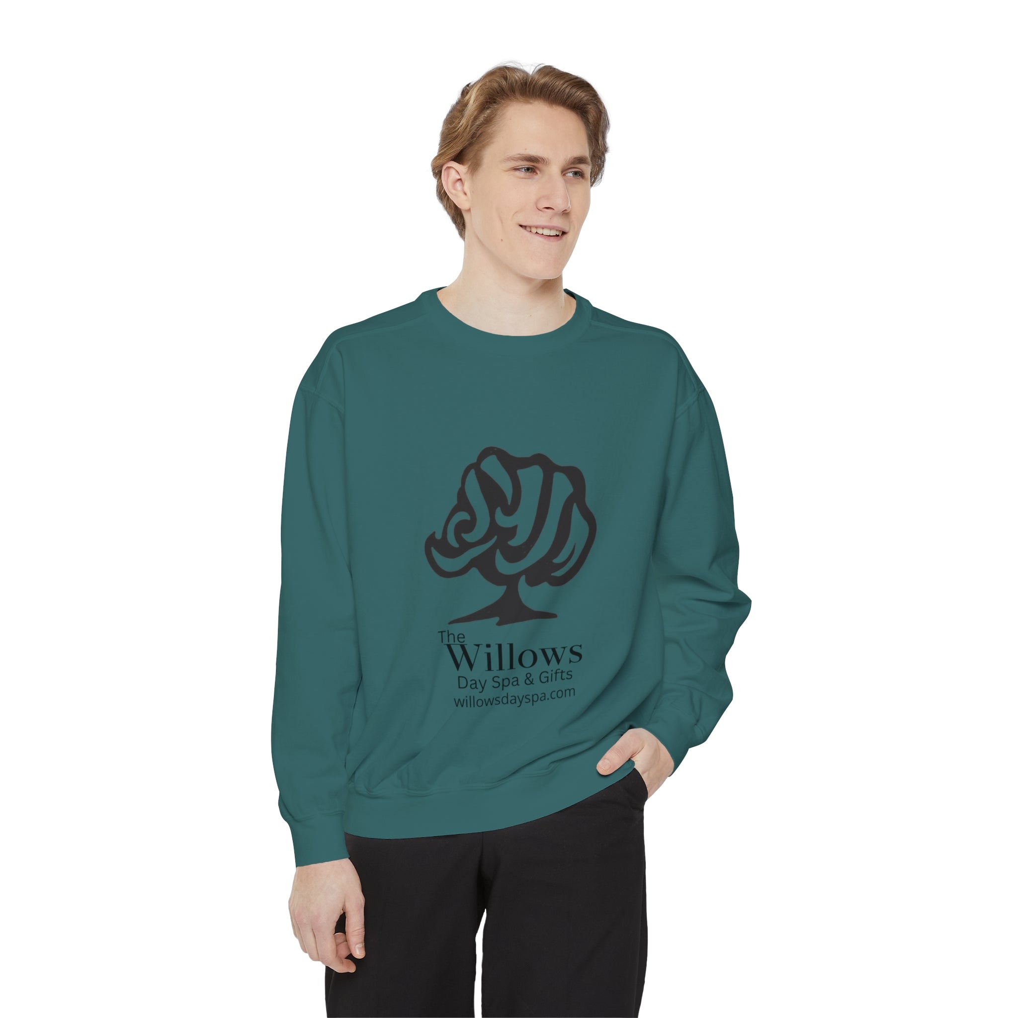 Willows comfort colors sweatshirt - black logo