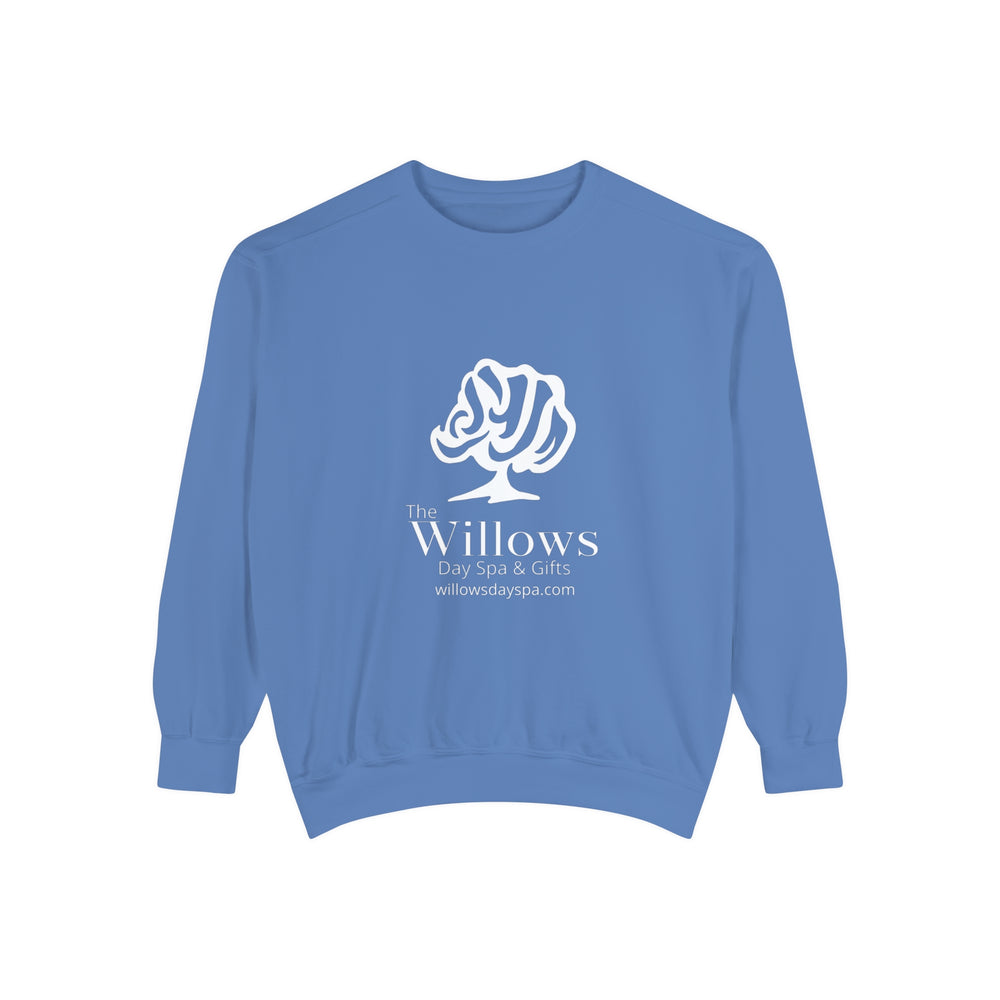 Willows Comfort Color Sweatshirt - white logo