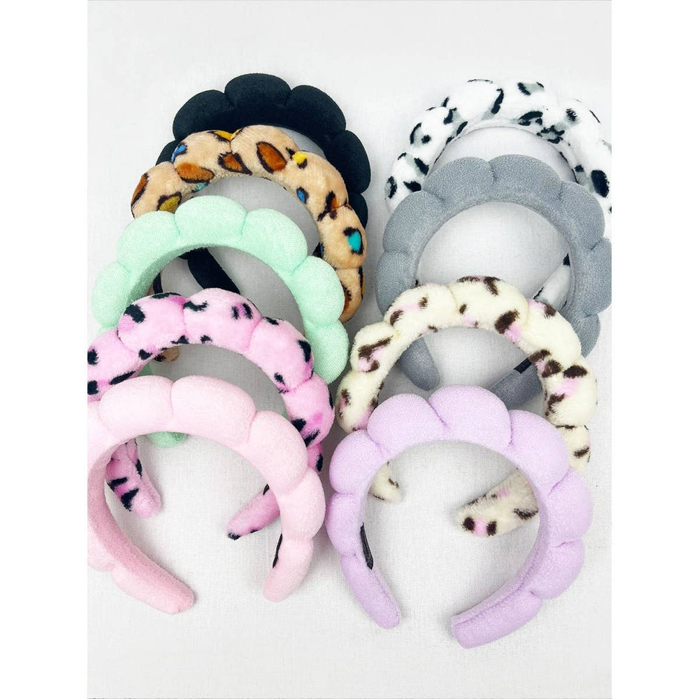 Puffed Scallop Spa Headband