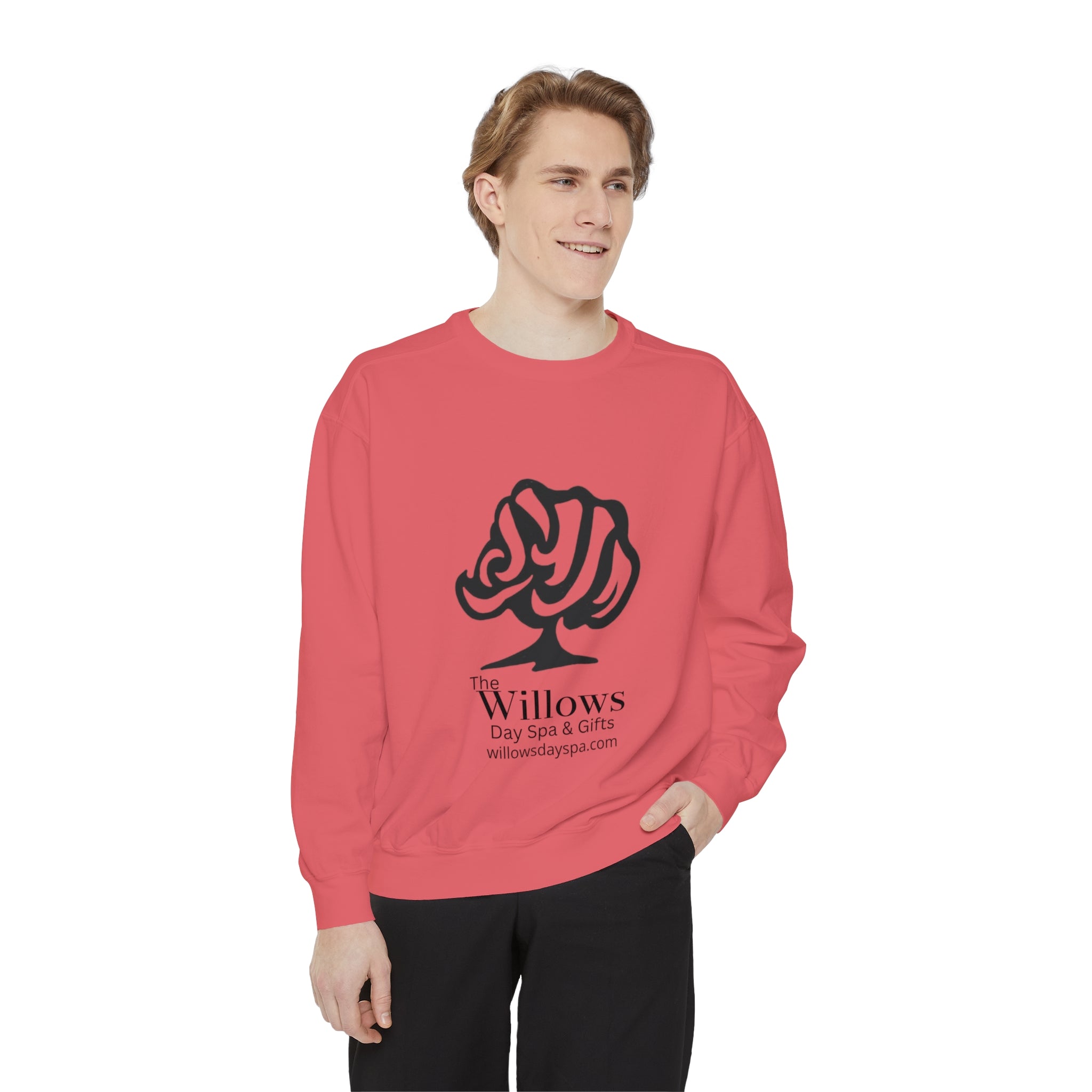 Willows comfort colors sweatshirt - black logo