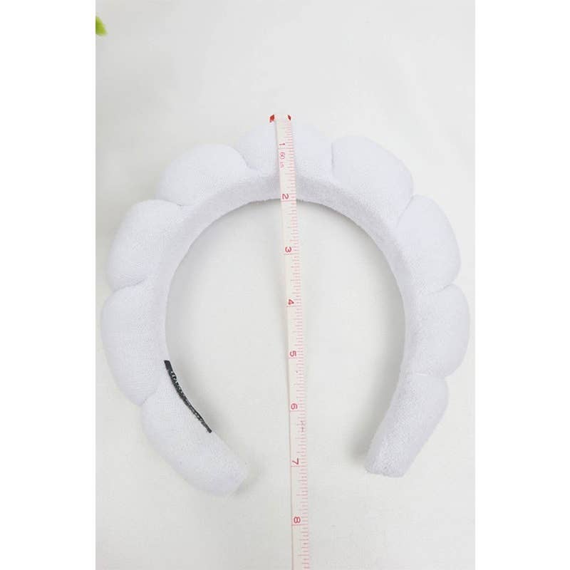 Puffed Scallop Spa Headband