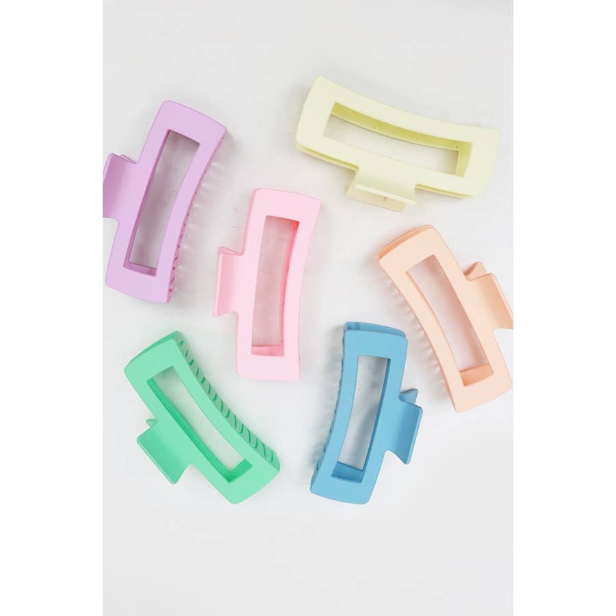 Jumbo Matte Cut Out Hair Claw Clip