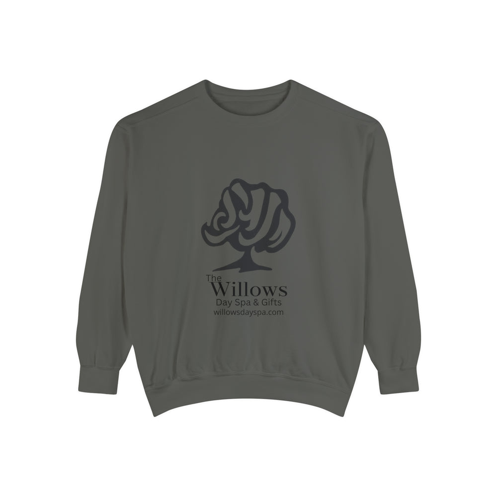 Willows comfort colors sweatshirt - black logo
