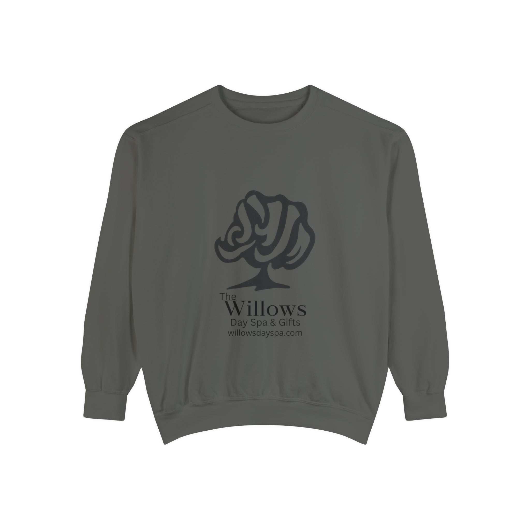 Willows comfort colors sweatshirt - black logo