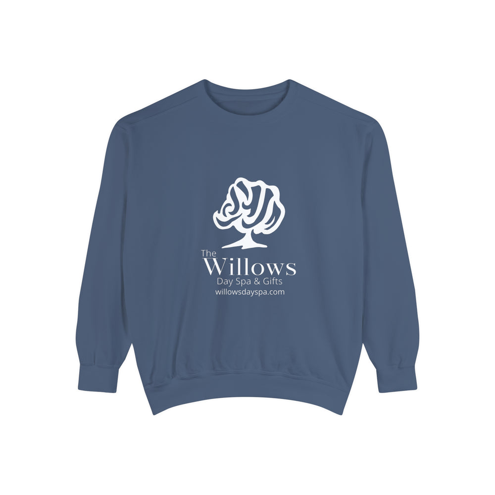 Willows Comfort Color Sweatshirt - white logo