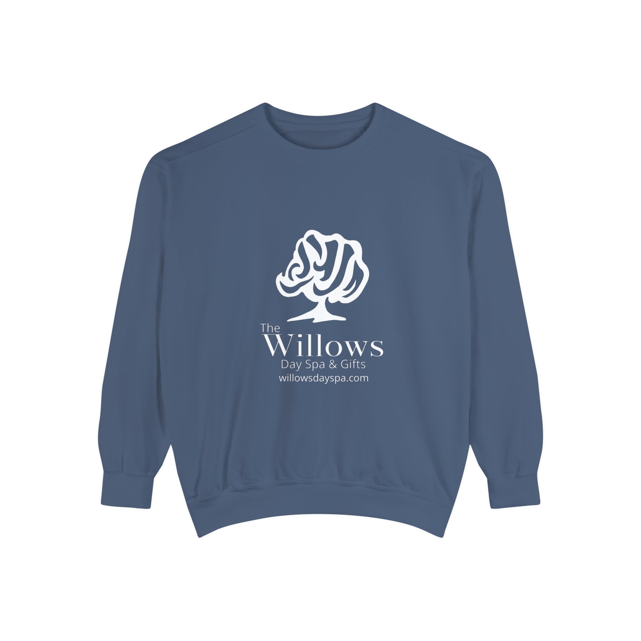 Willows Comfort Color Sweatshirt - white logo