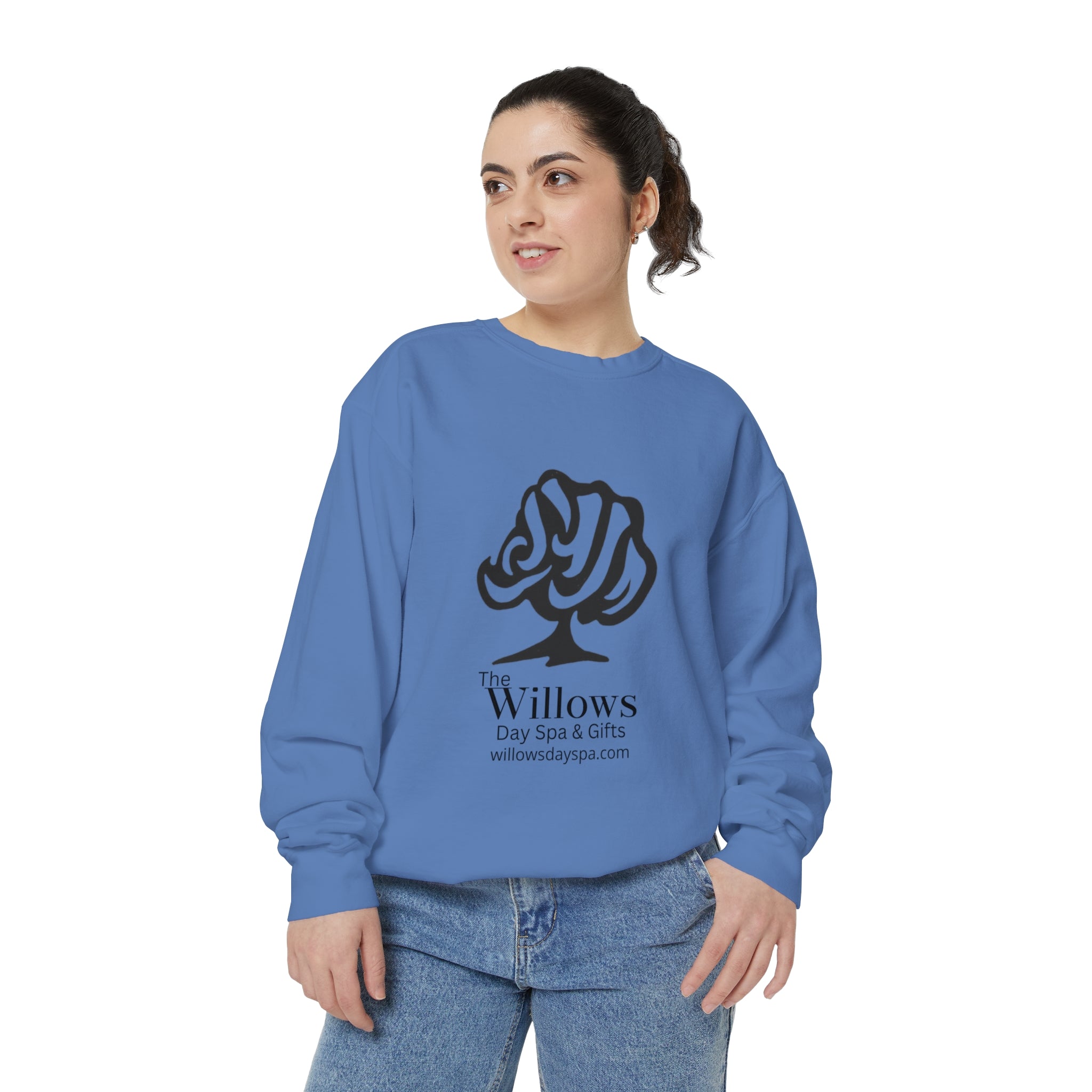 Willows comfort colors sweatshirt - black logo