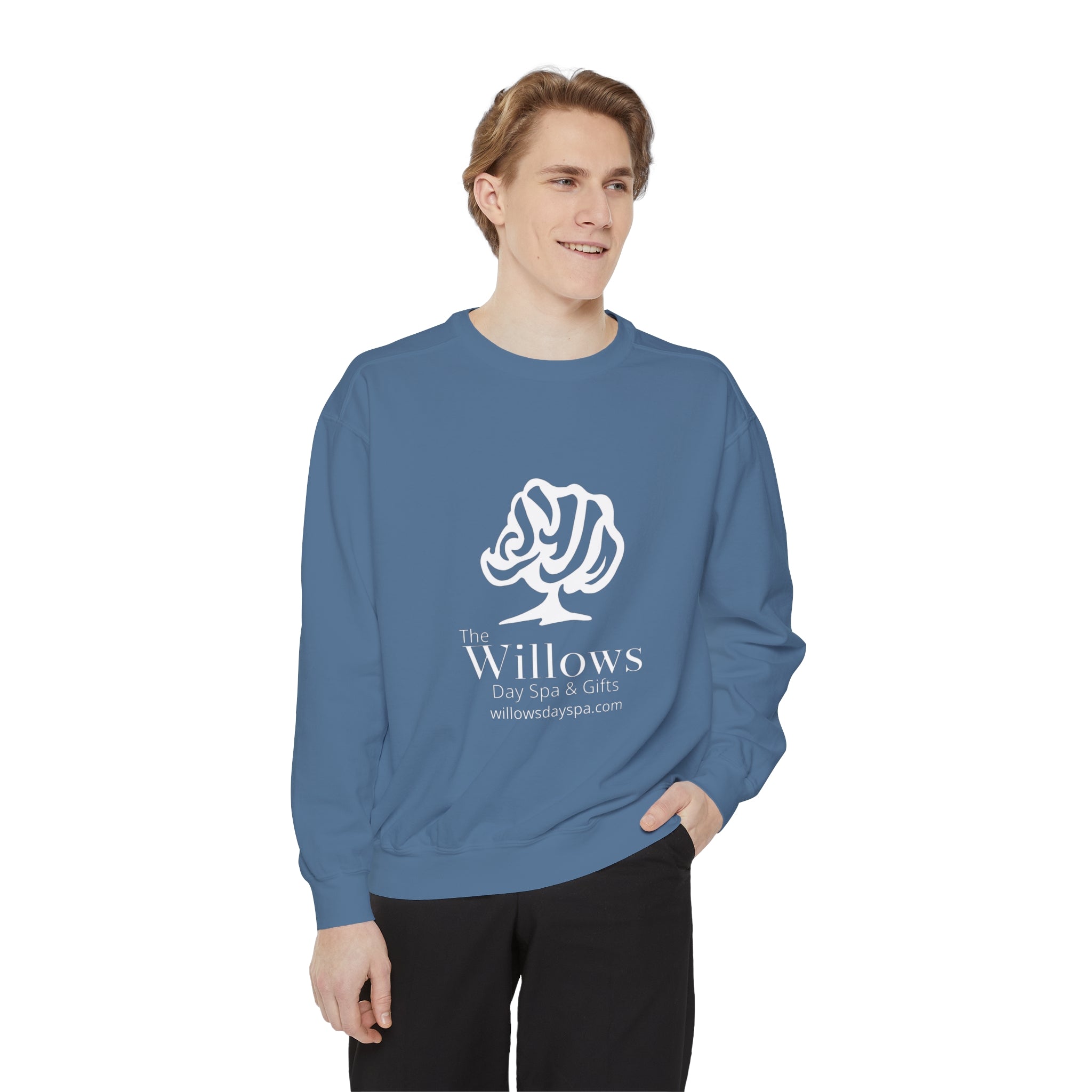 Willows Comfort Color Sweatshirt - white logo