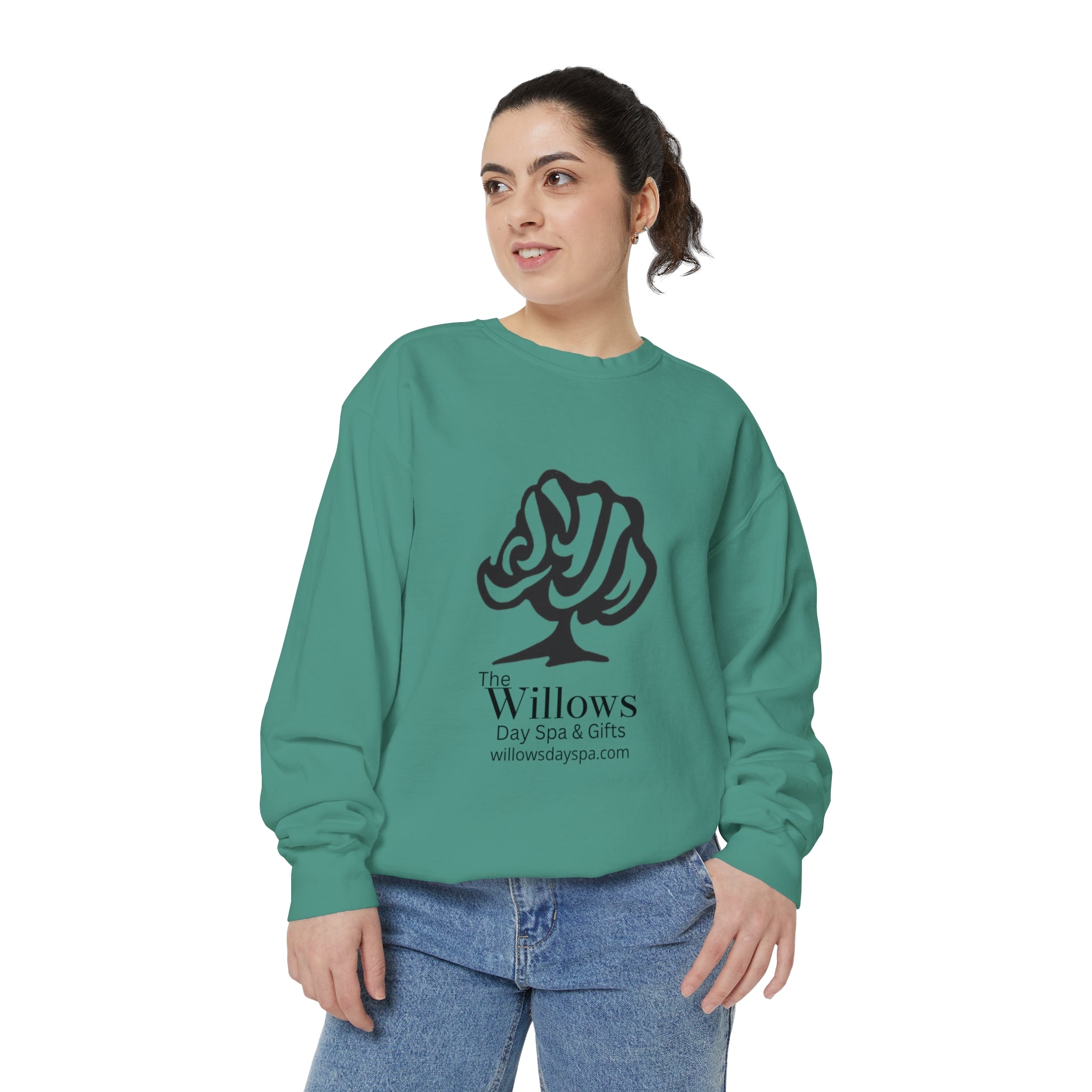 Willows comfort colors sweatshirt - black logo