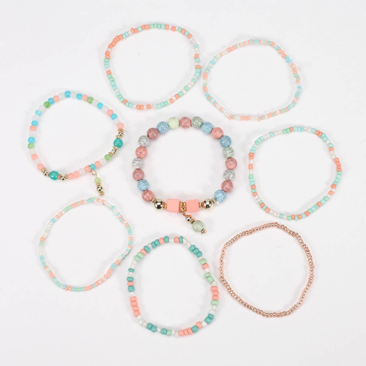 Handmade Beaded Bohemian Bracelet Set
