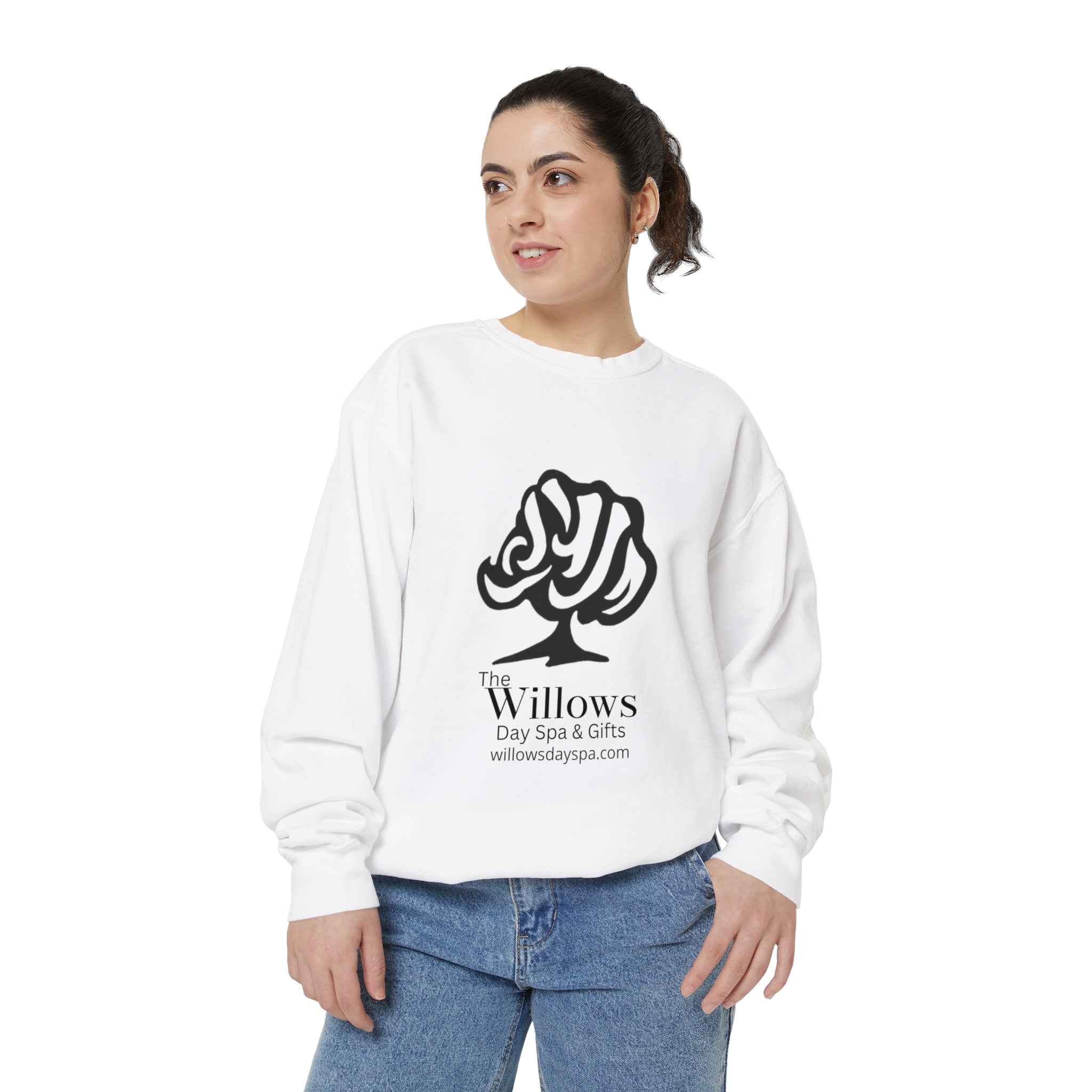 Willows comfort colors sweatshirt - black logo