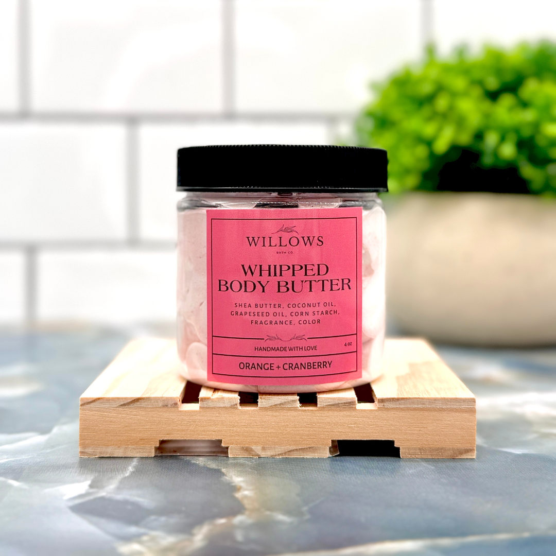 Willows ORANGE CRANBERRY Whipped Body Butter