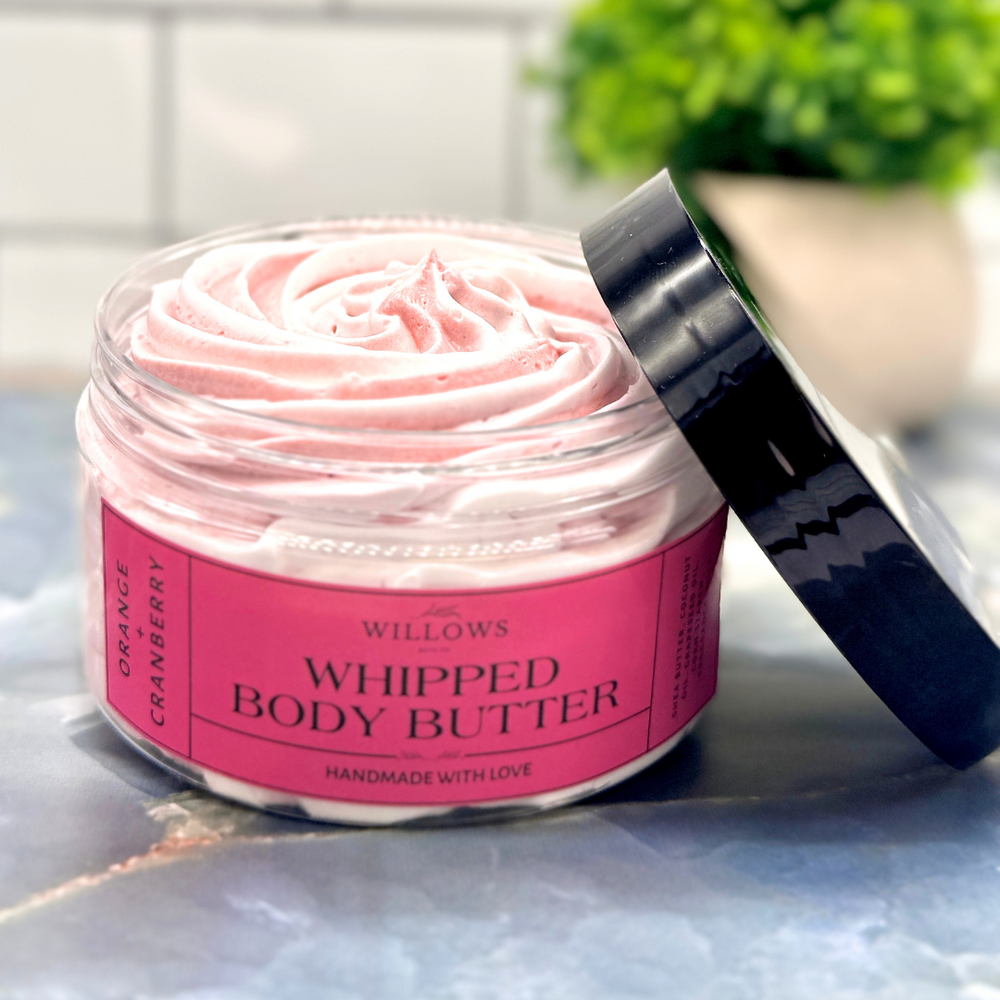 Willows ORANGE CRANBERRY Whipped Body Butter