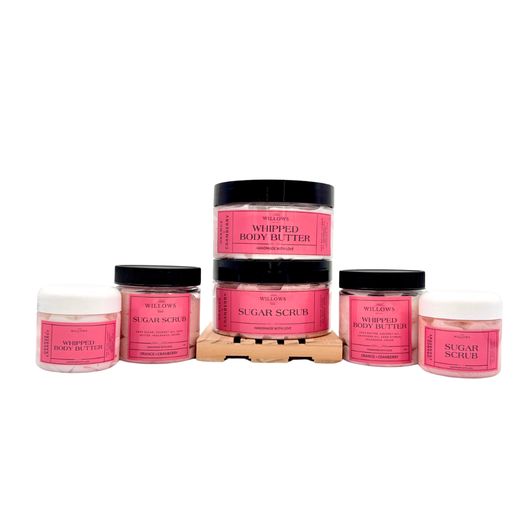Willows ORANGE CRANBERRY Sugar Scrub