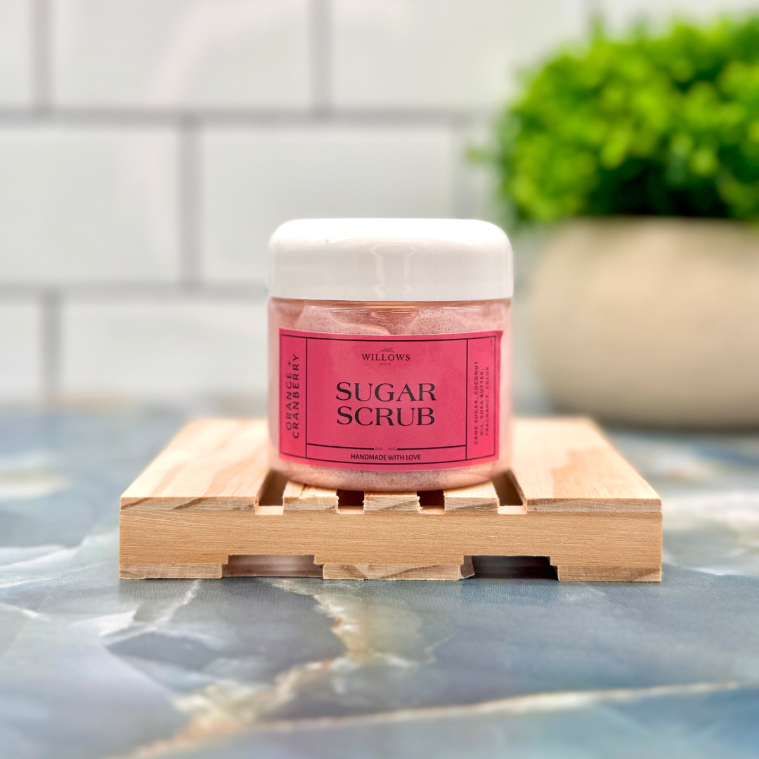 Willows ORANGE CRANBERRY Sugar Scrub