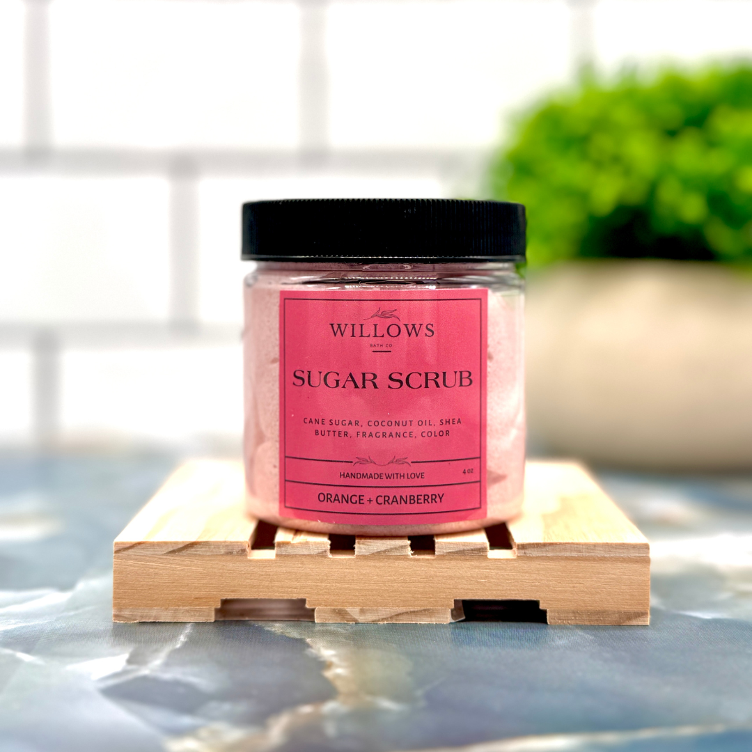 Willows ORANGE CRANBERRY Sugar Scrub