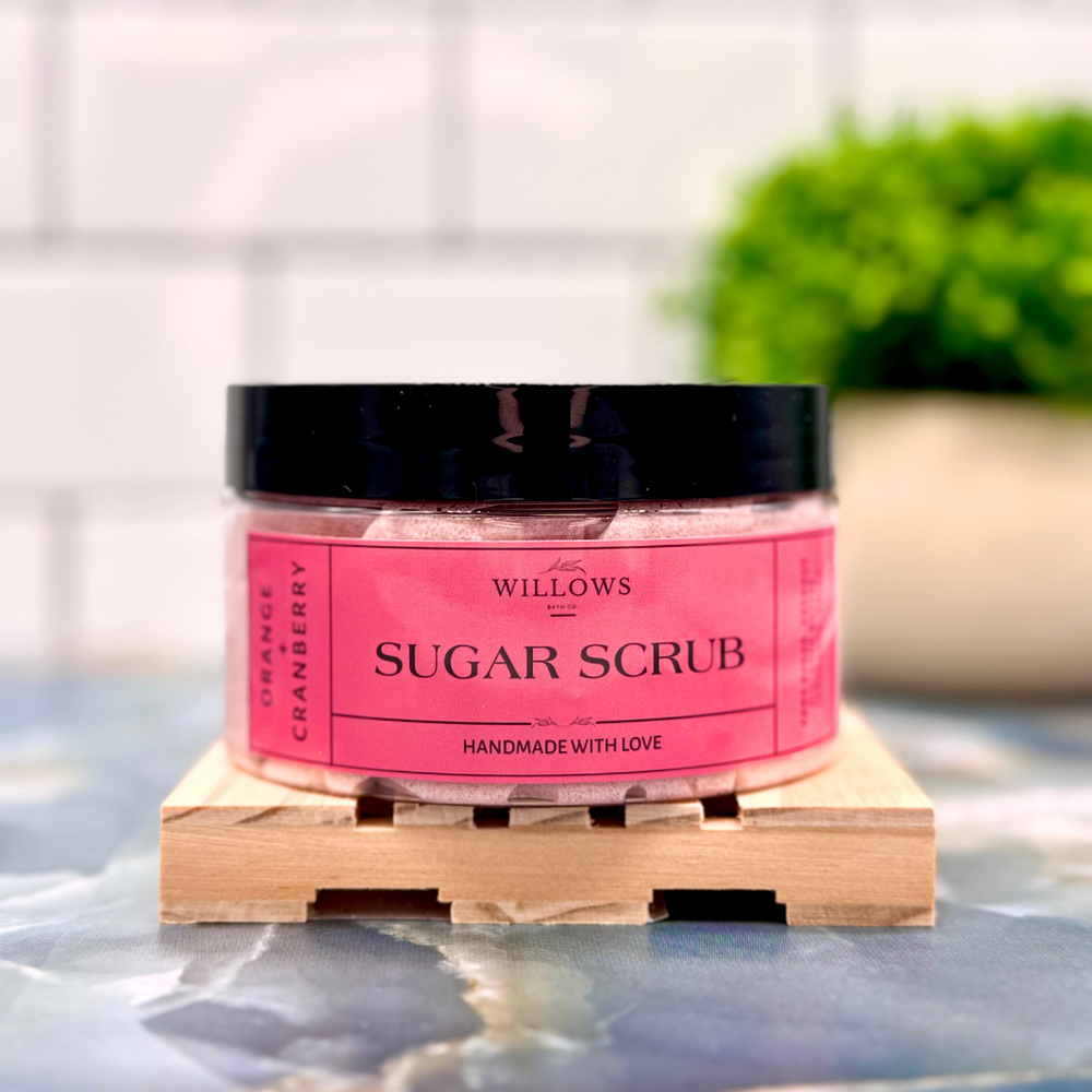 Willows ORANGE CRANBERRY Sugar Scrub