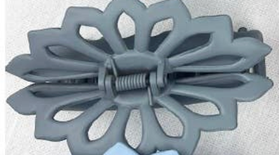 Matte SnowFlake Hair Claw