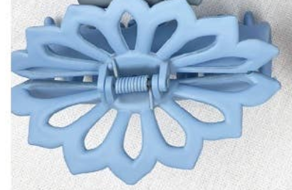 Matte SnowFlake Hair Claw