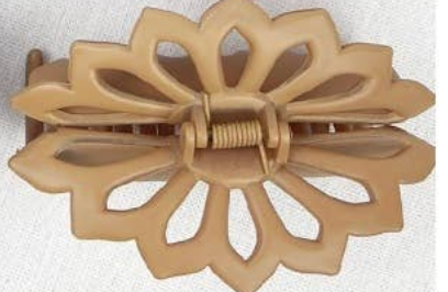 Matte SnowFlake Hair Claw