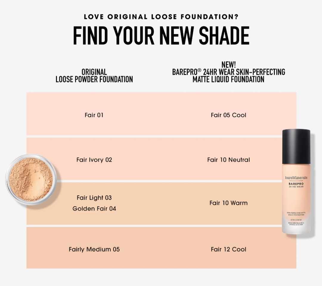BAREPRO® 24HR WEAR SKIN-PERFECTING MATTE LIQUID FOUNDATION MINERAL SPF 20