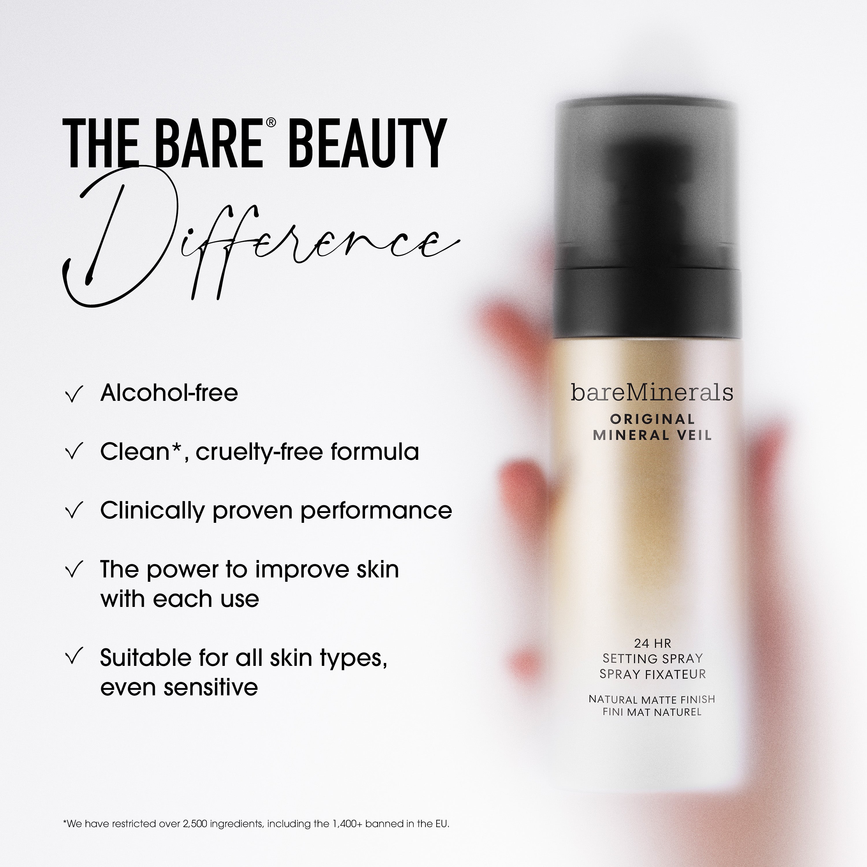 ORIGINAL Mineral Veil 24HR Natural Matte Setting Spray