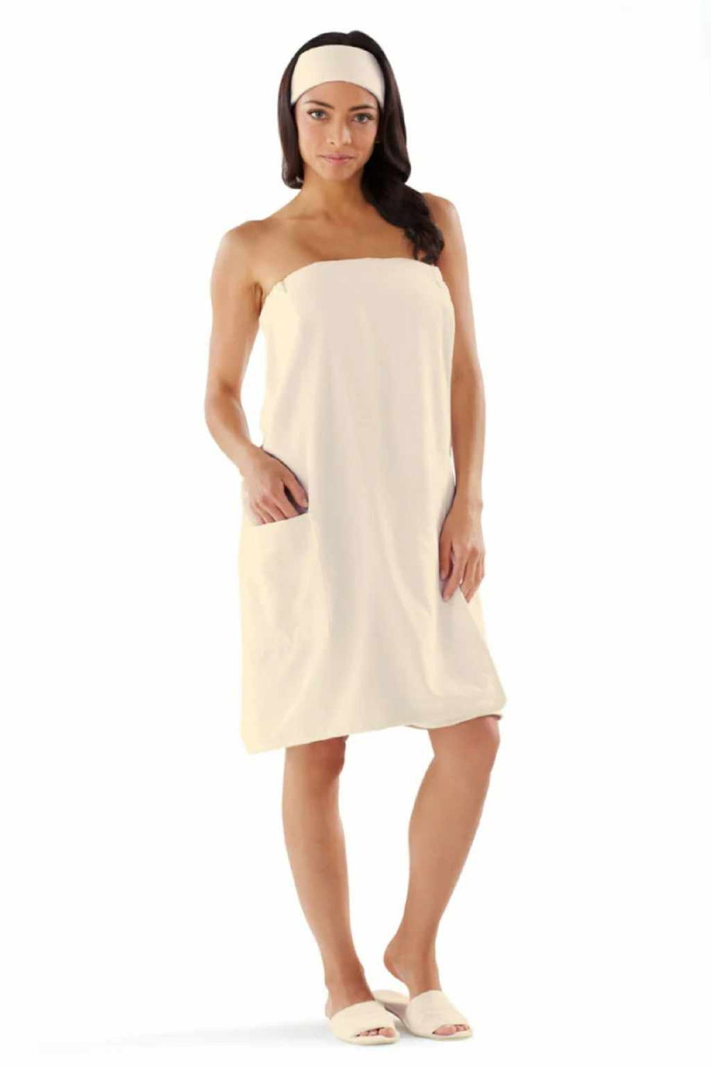 Boca Terry Microfiber Wrap with Snaps