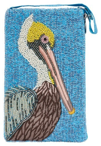 Pelican Beaded Club Bag