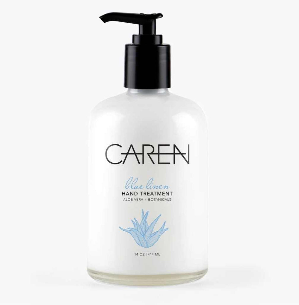 Caren Hand Treatment Glass Pump 14 oz