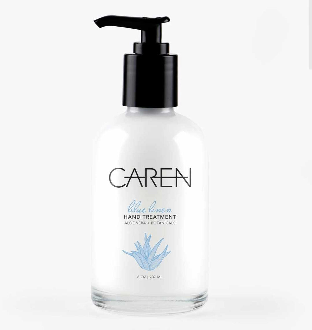 Caren Hand Treatment Glass Pump 8 oz