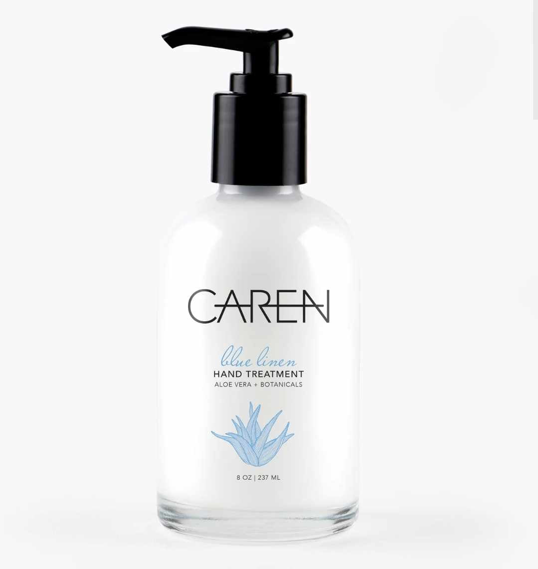 Caren Hand Treatment Glass Pump 8 oz