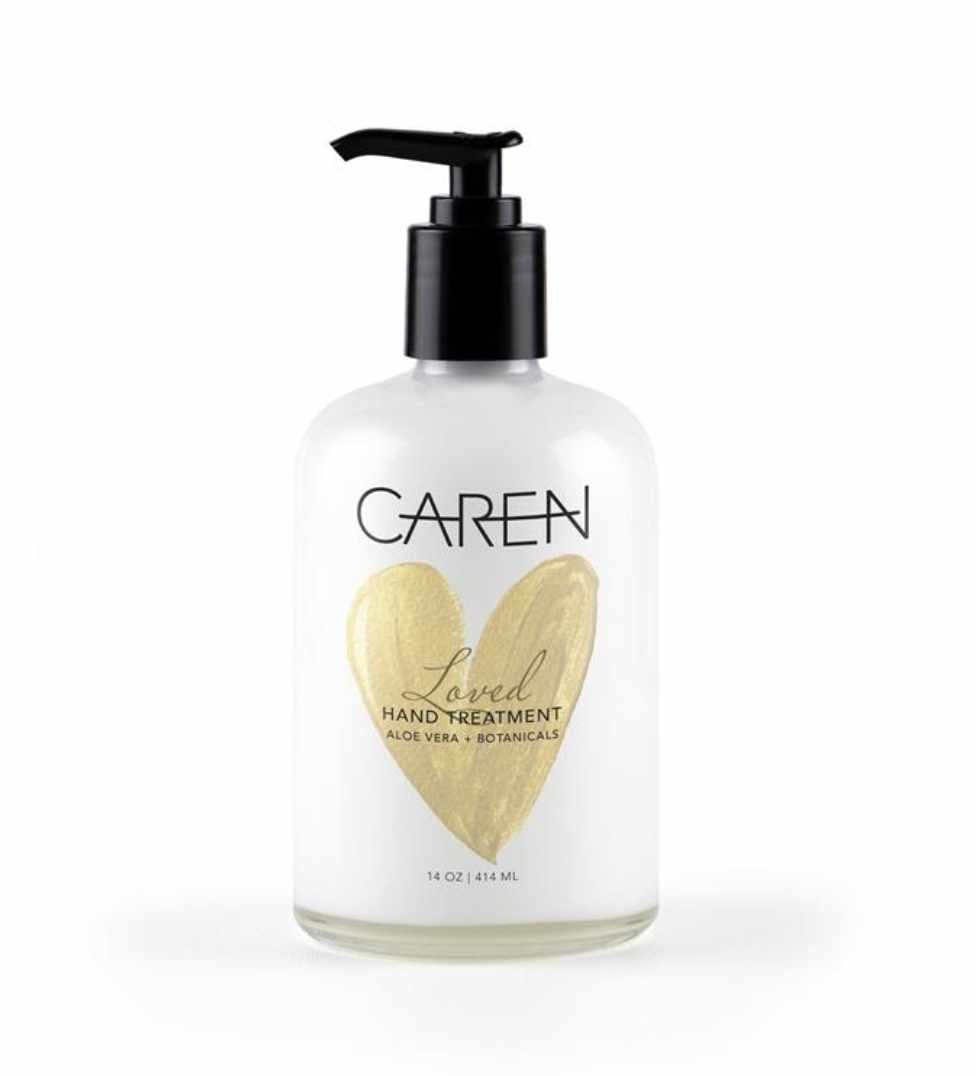 Caren Hand Treatment Glass Pump 14 oz