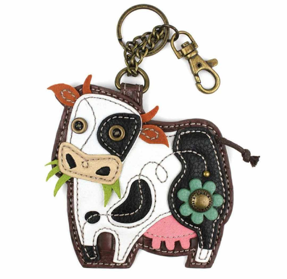 Chala Key Fob Coin Purse – Cow