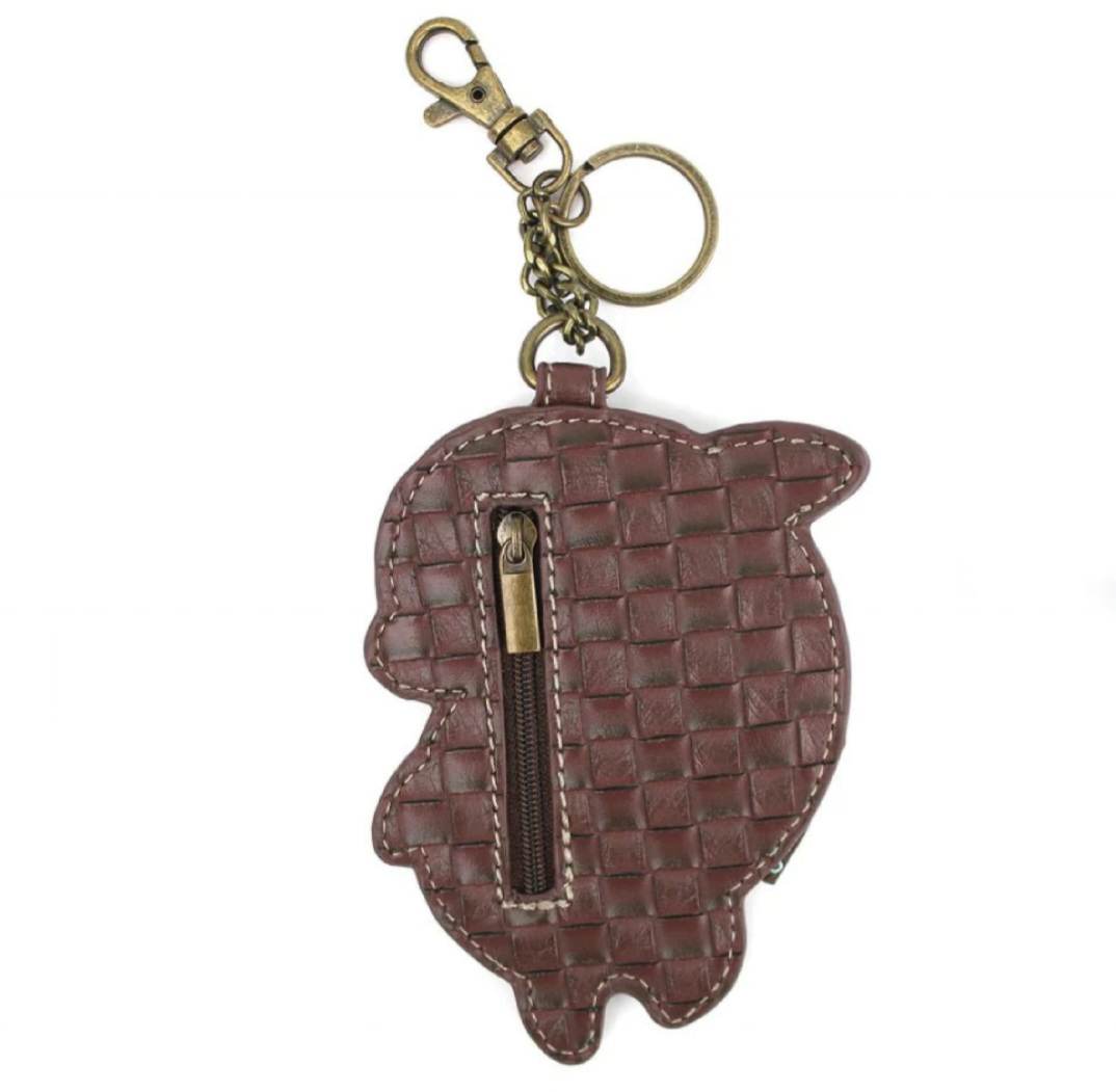 CHALA KEY FOB COIN PURSE DOLPHIN