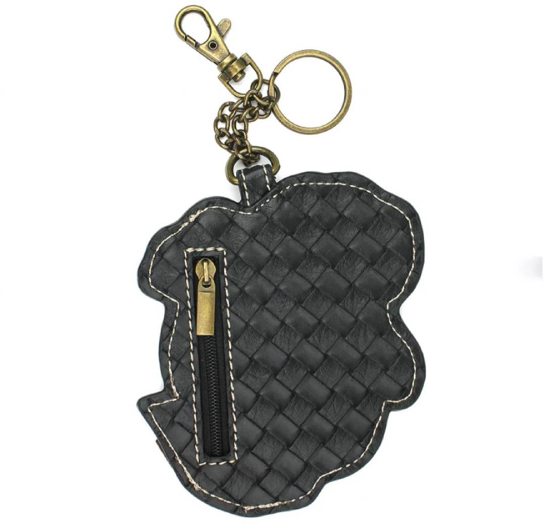 CHALA KEY FOB COIN PURSE RED POPPY