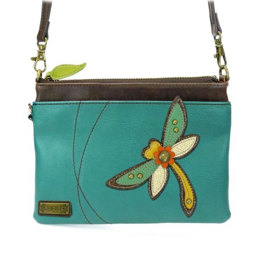 CHALA MINI CROSSBODY DRAGONFLY TURQUOISE